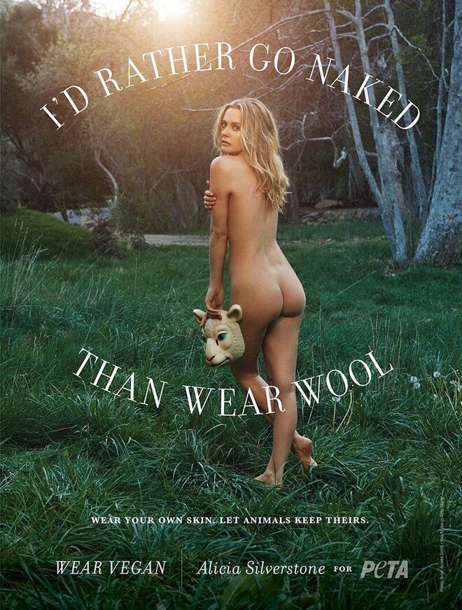 Alicia Silverstone, para a Peta (2016)