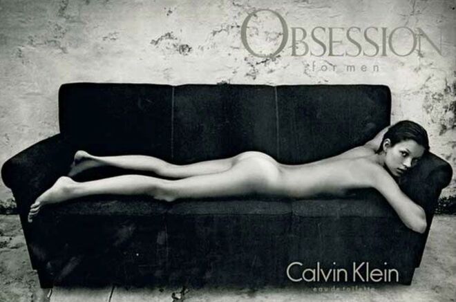 Kate Moss, para a Calvin Klein (1993)