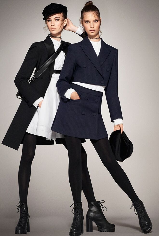 Imagem da campanha da Zara fotografada por Steven Meisel, coleção de outono-inverno 2017-18