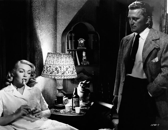 Lana Turner e Kirk Douglas em The Bad and The Beautiful