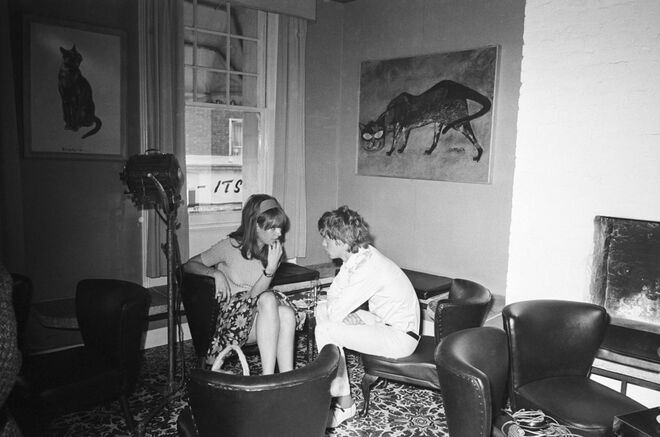 Chrissie Shrimpton e Mick Jagger | Namoraram uns anos antes de começar o sucesso dos Rolling Stones.