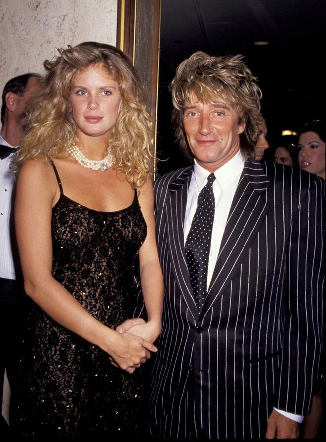 Rachel Hunter e Rod Stewart | Separaram-se em 1999, mas o divórcio só se oficializou passados quase sete anos.
