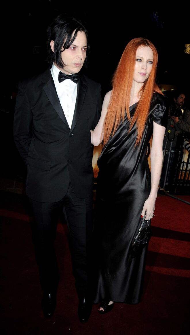 Jack White e Karen Elson | Estiveram casados seis anos e tiveram dois filhos. Quando se divorciaram organizaram uma festa conjunta para celebrar o momento. 