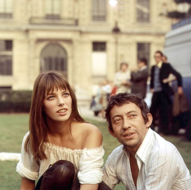 Jane Birkin e Serge Gainsbourg | Nunca casaram, mas tiveram uma filha, Charlotte Gainsbourg. Separaram-se em 1980.