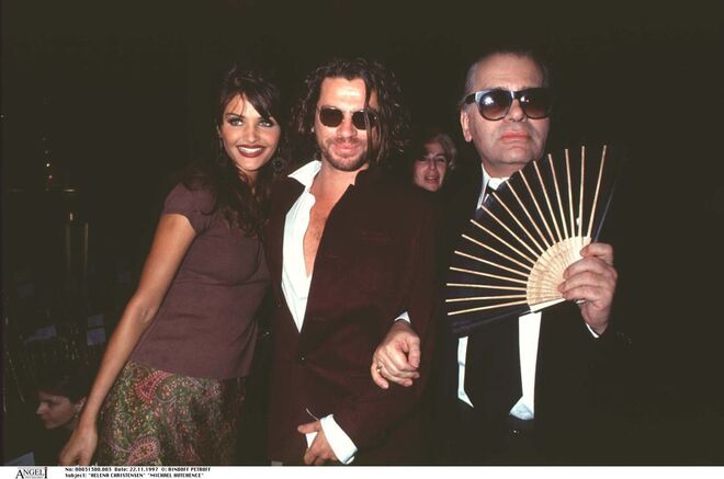 Helena Christensen e Michael Hutchence | Christensen e o vocalista dos INXS estiveram juntos durante quatro anos (entre 1991 e 1995). Ele morreu dois anos depois de se terem separado.