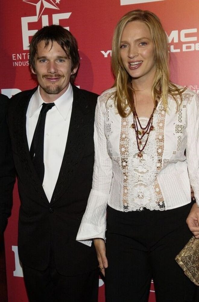 ETHAN HAWKE E UMA THURMAN | Separaram-se em 2003, após um longo casamento do qual tiveram dois filhos. Na altura, falou-se num possível envolvimento de Hawke com a modelo Jen Perzow, mas Thurman manteve sempre a diplomacia. 