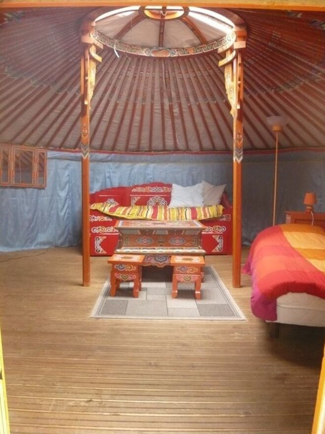YURT MONGOL | Em Brittany, em França. 57 euros/noite
