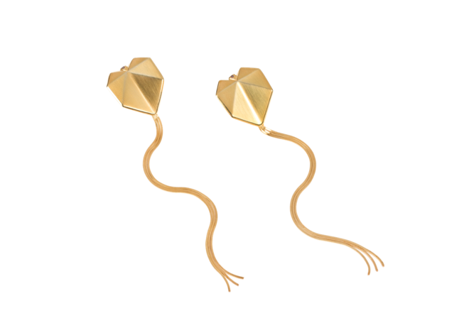 10. Brincos Sagittate, €172,20, Vanglória, à venda na Maison Flair