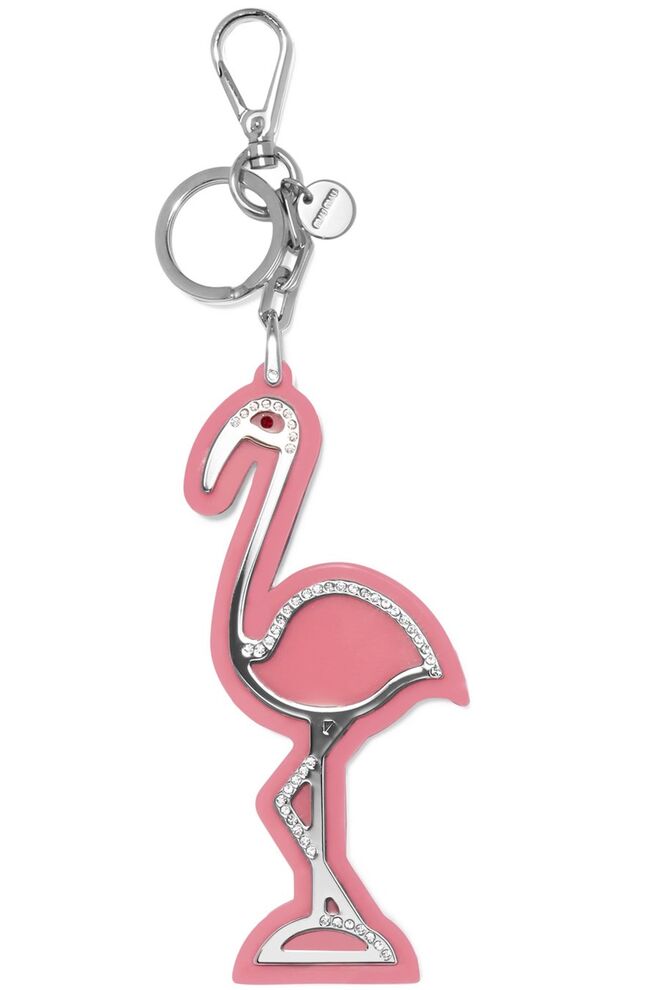 Porta-chaves flamingo, €190, Miu Miu