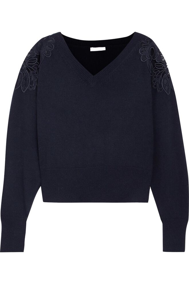 Camisola, €590, Chloé, em net-a-porter.com