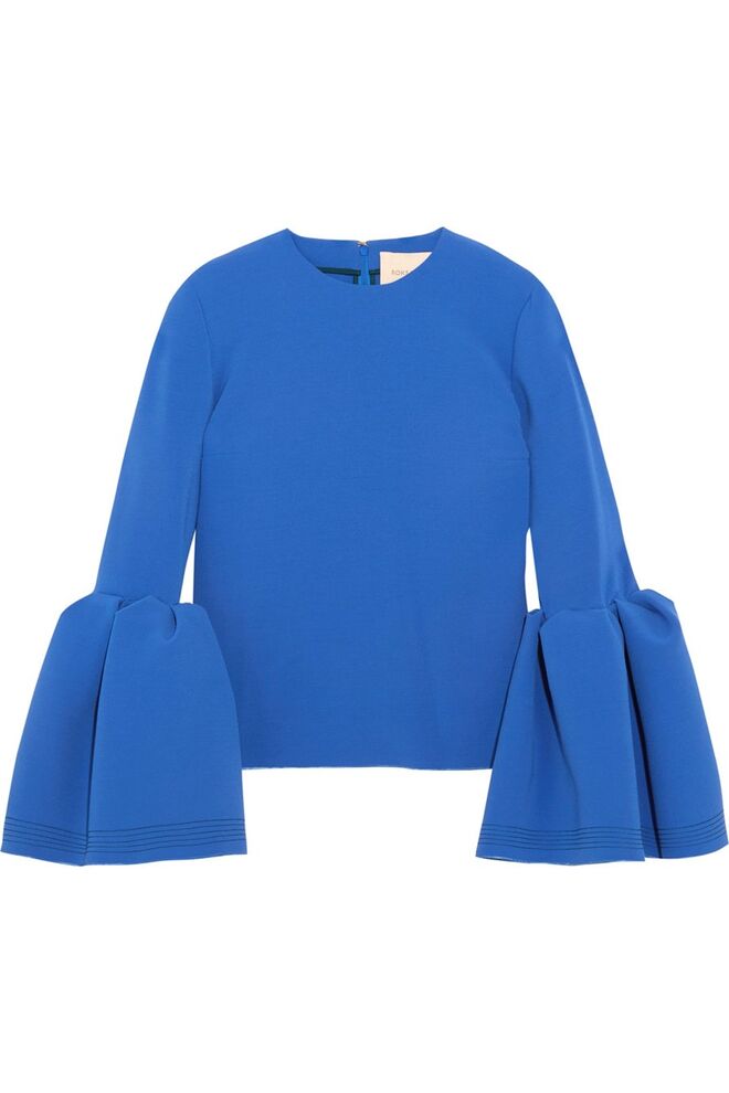 Camisola, €725, Roksanda, em net-a-porter.com