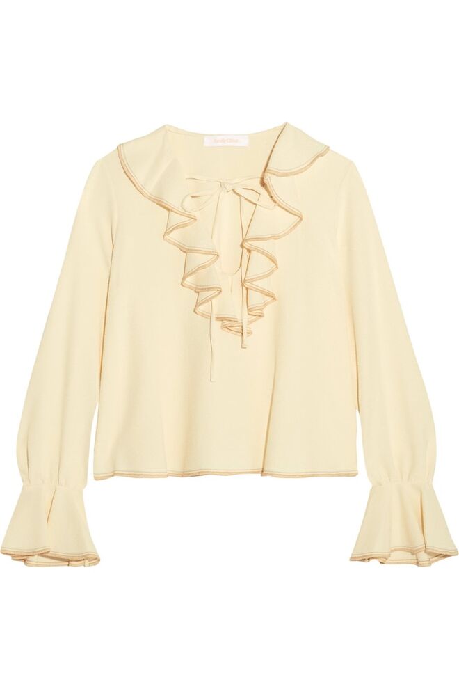 Camisola, €250, See by Chloé em net-a-porter.com