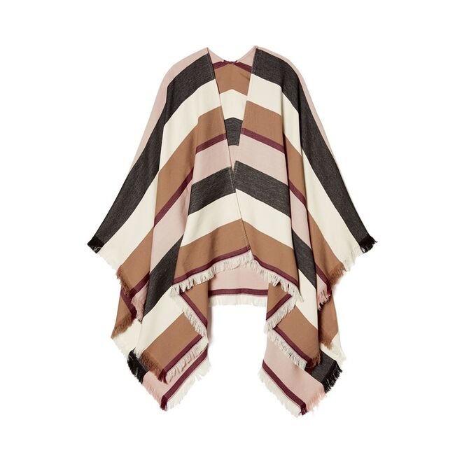 Poncho, €49,95, Benetton