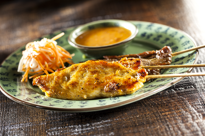 Chicken & Beef Satay @ Boa Bao