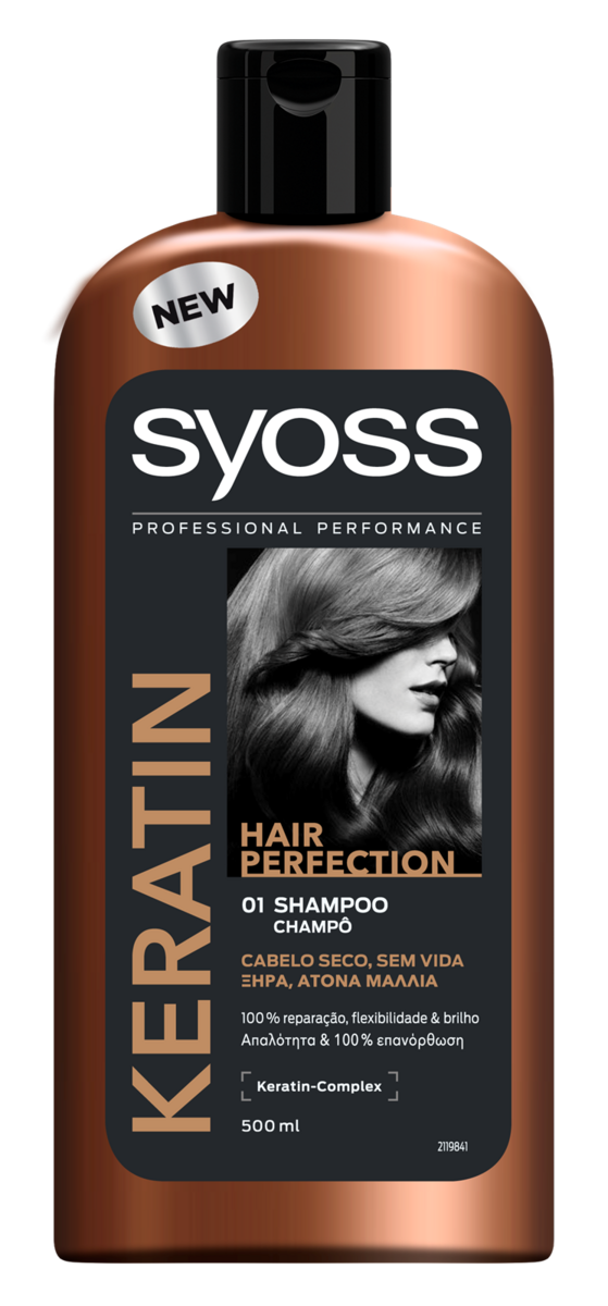 Champô Keratin Hair Perfection, 500ml, €6,39, Syoss