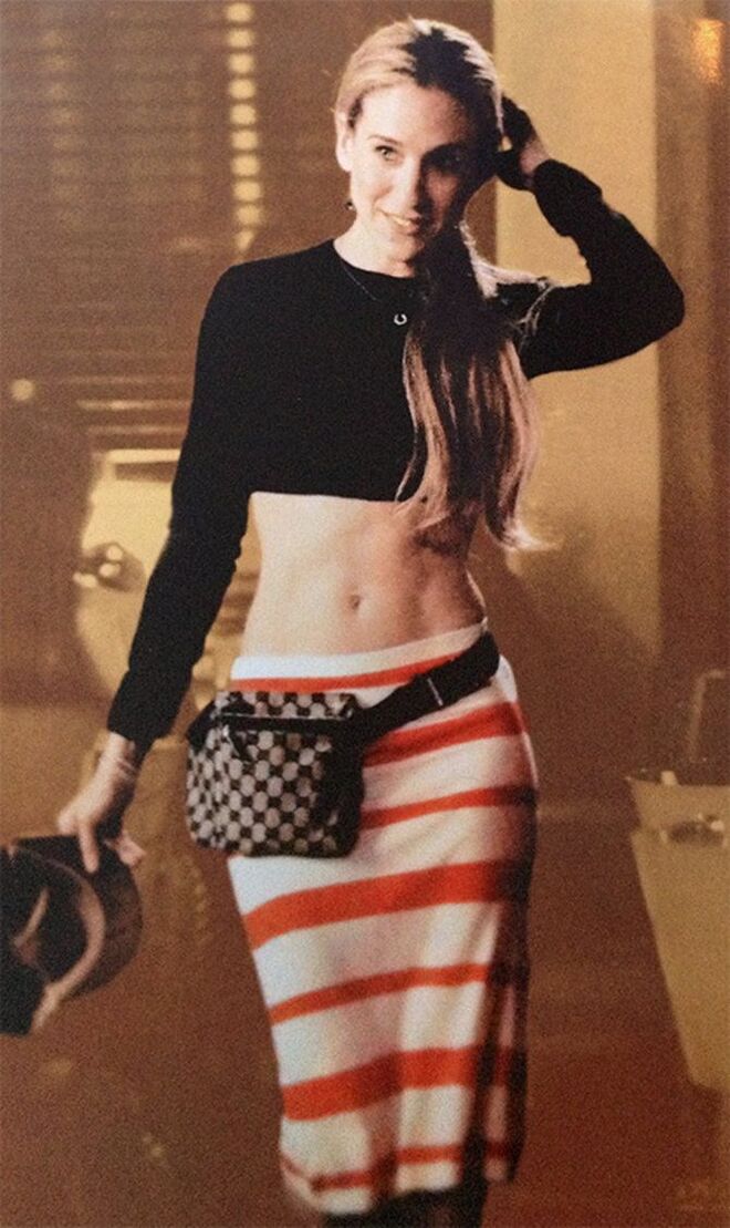 Sarah Jessica Parker como Carrie Bradshaw em O Sexo e a Cidade