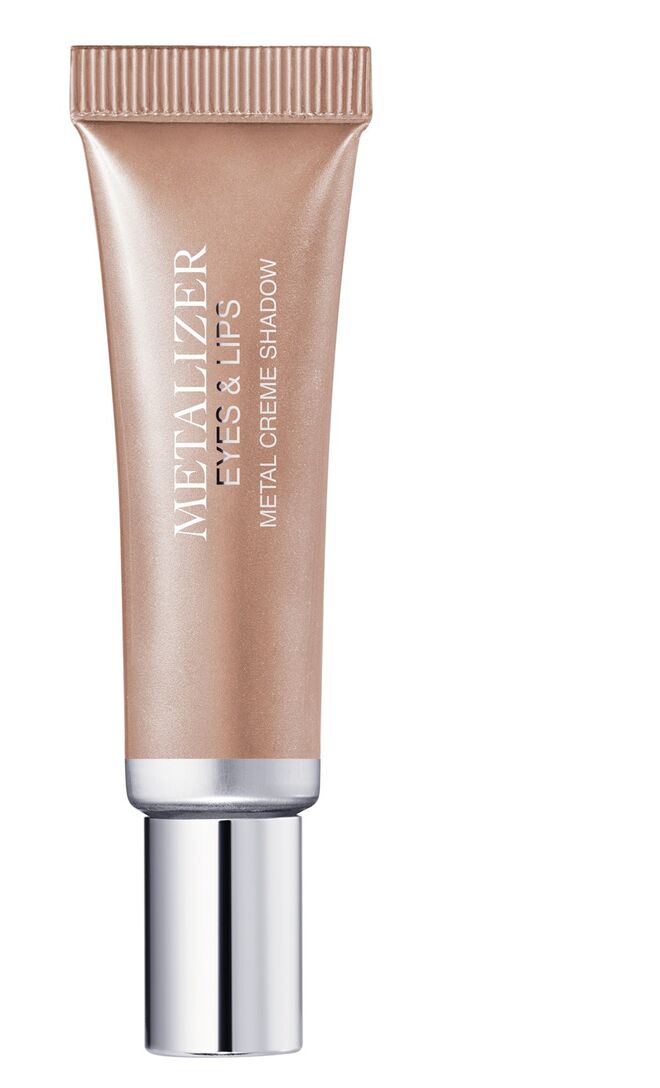 Um creme metálico multiusos – Metalizer Eyes & Lips no tom Platine Fusion, Dior