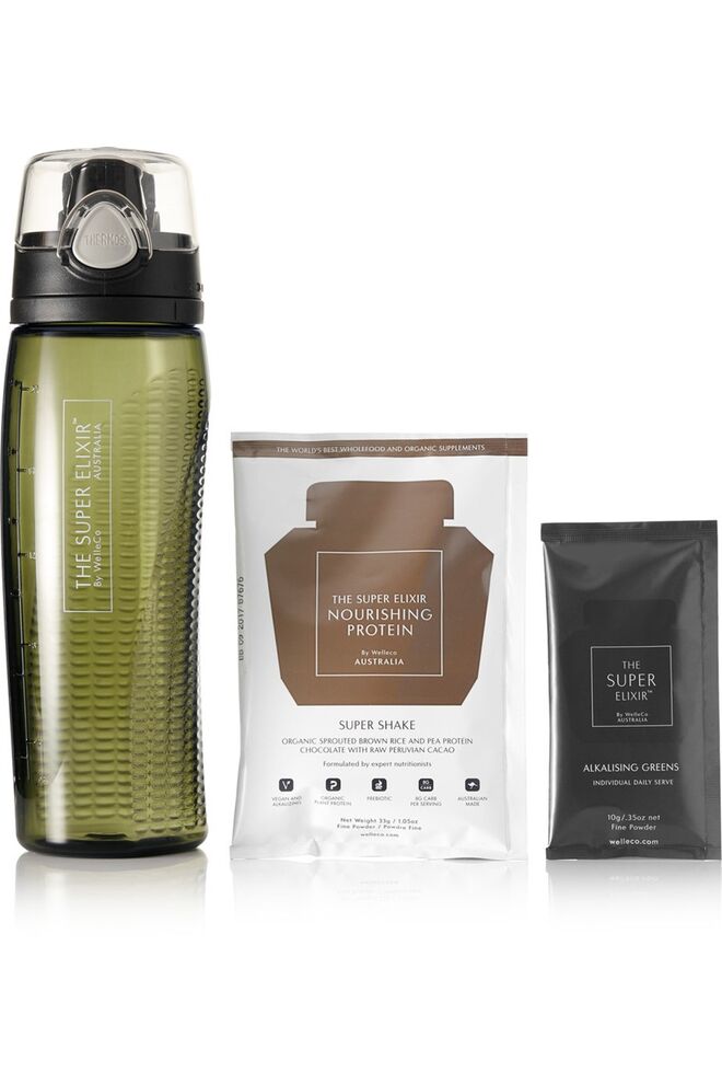Set “Shake & Go”, €90, The Super Elixir em net-a-porter.com