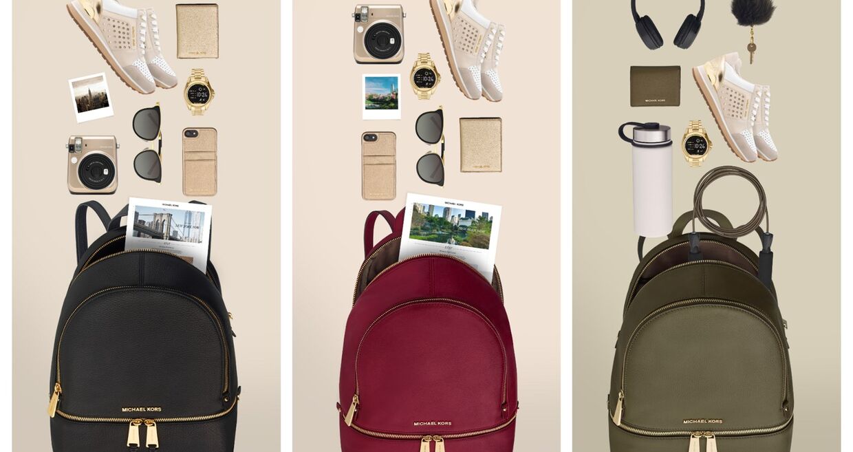 On-the-go com as novas mochilas Michael Kors