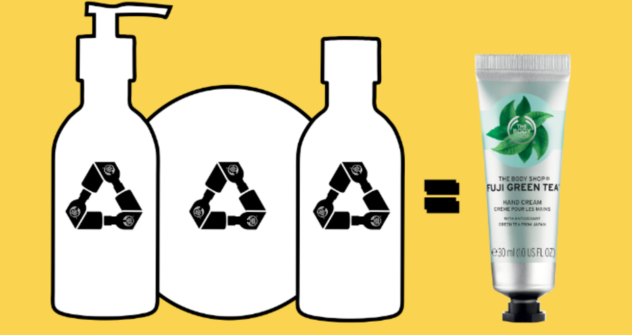 Um creme de mãos grátis para quem recicla