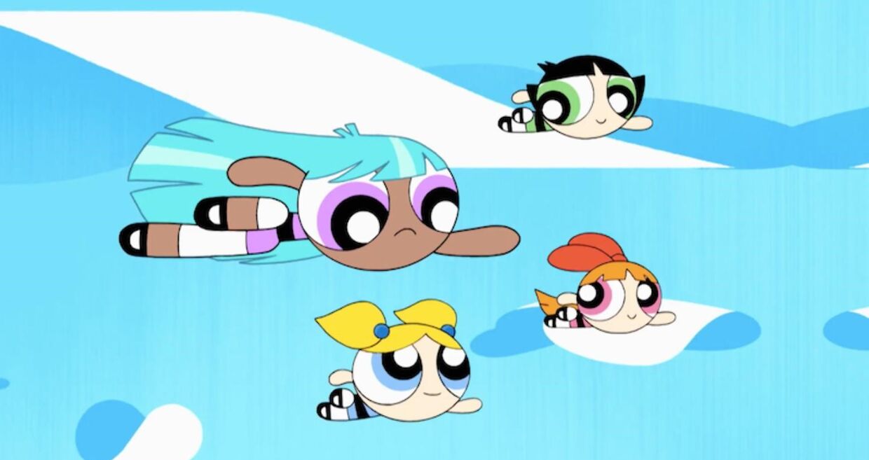 A nova powerpuff girl é negra e tem o cabelo azul