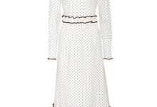 Bijou dress, €279, Ganni em www.mytheresa.com