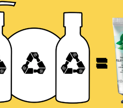 Um creme de mãos grátis para quem recicla