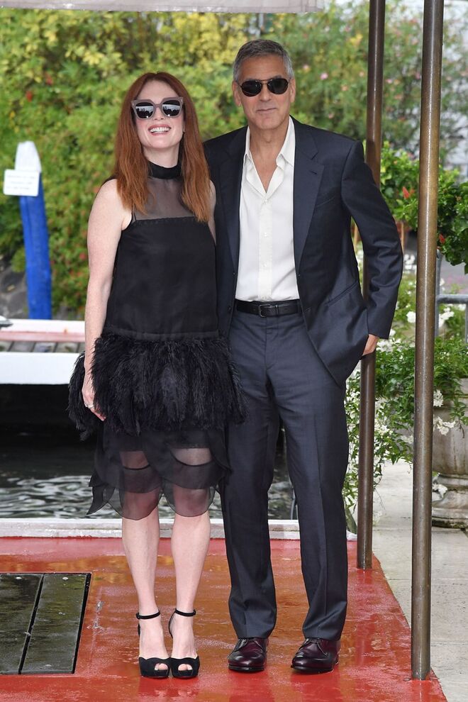 Julianne Moore e George Clooney