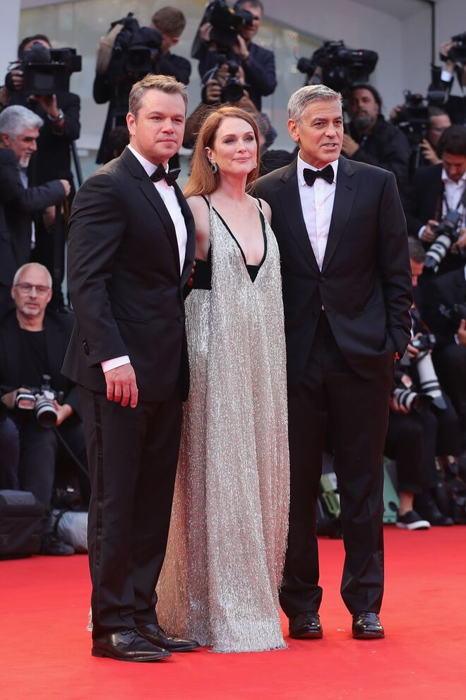 Matt Damon, Julianne Moore e George Clooney