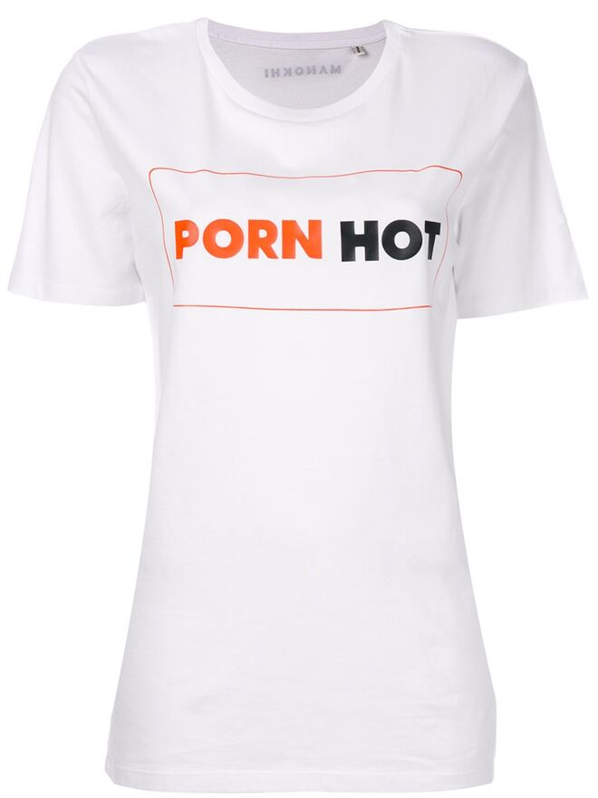 T-shirt em algodão, €162, Manokhi em Farfetch.com