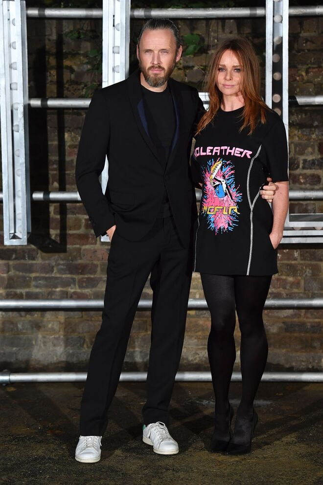 Com o marido Alasdhair Willis em 2016