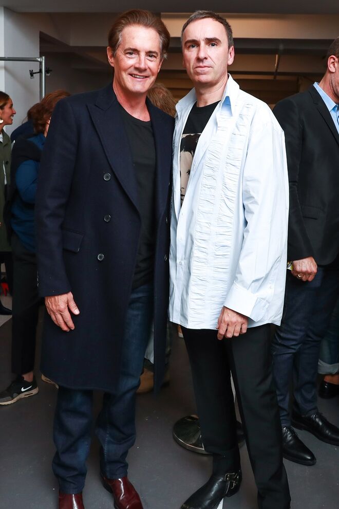 Kyle MacLachlan e Raf Simons