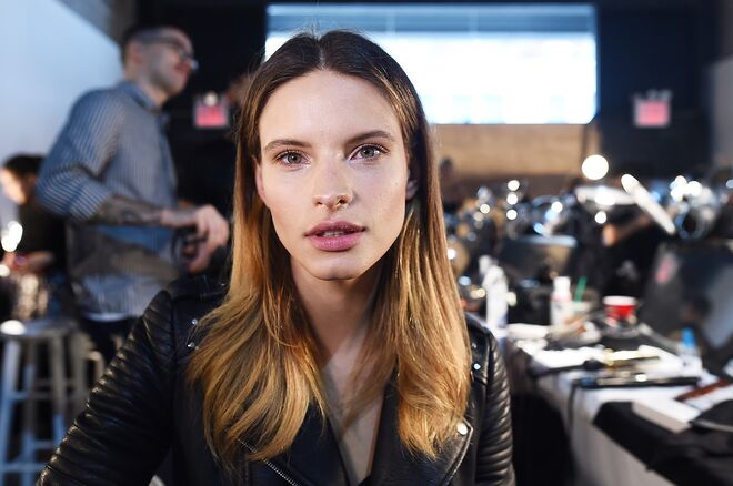 Nos bastidores da Semana de Moda de Nova Iorque