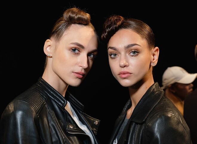 Nos bastidores da Semana de Moda de Nova Iorque