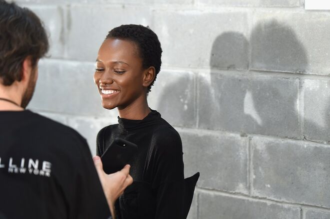 Nos bastidores da Semana de Moda de Nova Iorque