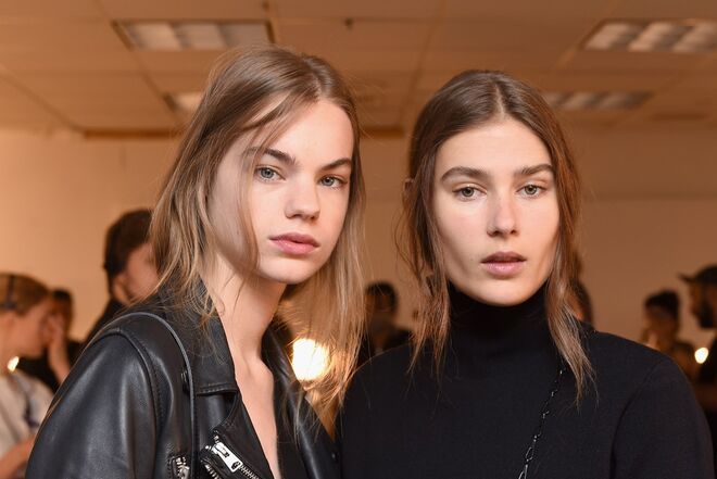 Nos bastidores da Semana de Moda de Nova Iorque