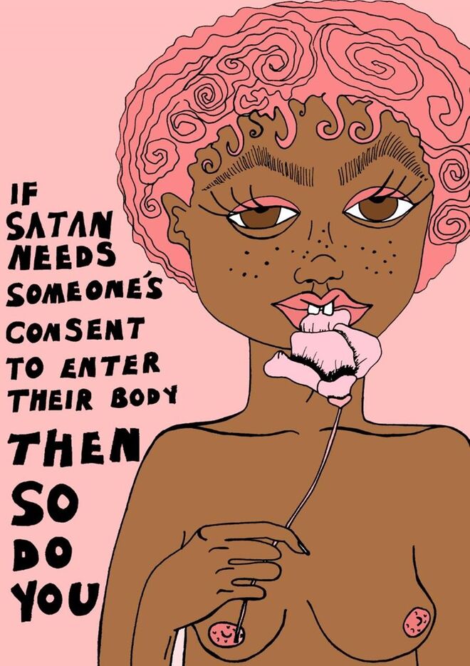 Illustration by Florence Given, courtesy of Nasty Women