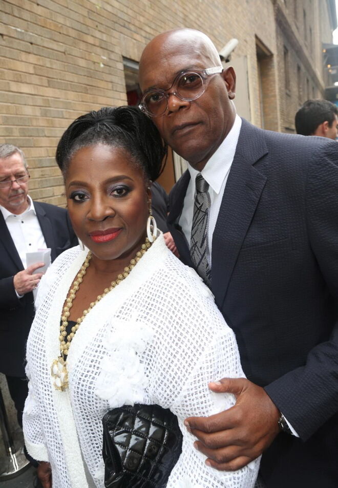 Latanya Richardson e Samuel L. Jackson | Juntos há 39 anos. Foi pelo seu casamento que o ator procurou ajuda contra o seu vício de álcool e drogas. 