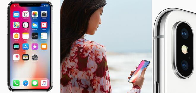 iPHONE X | É a grande novidade desta temporada. Não terá botão ‘Home’ e será controlado apenas por uma série de gestos faciais. A câmara frontal terá, pela primeira vez, a tecnologia OLED, que permite fotografias de alta definição. Há também novidades no sistema operativo e tem também sensores 3D que permitirão criar emojis que refletem a expressão do utilizador. Preços a partir dos 1159 euros (versão 64G) e 1329 euros (versão 256G).