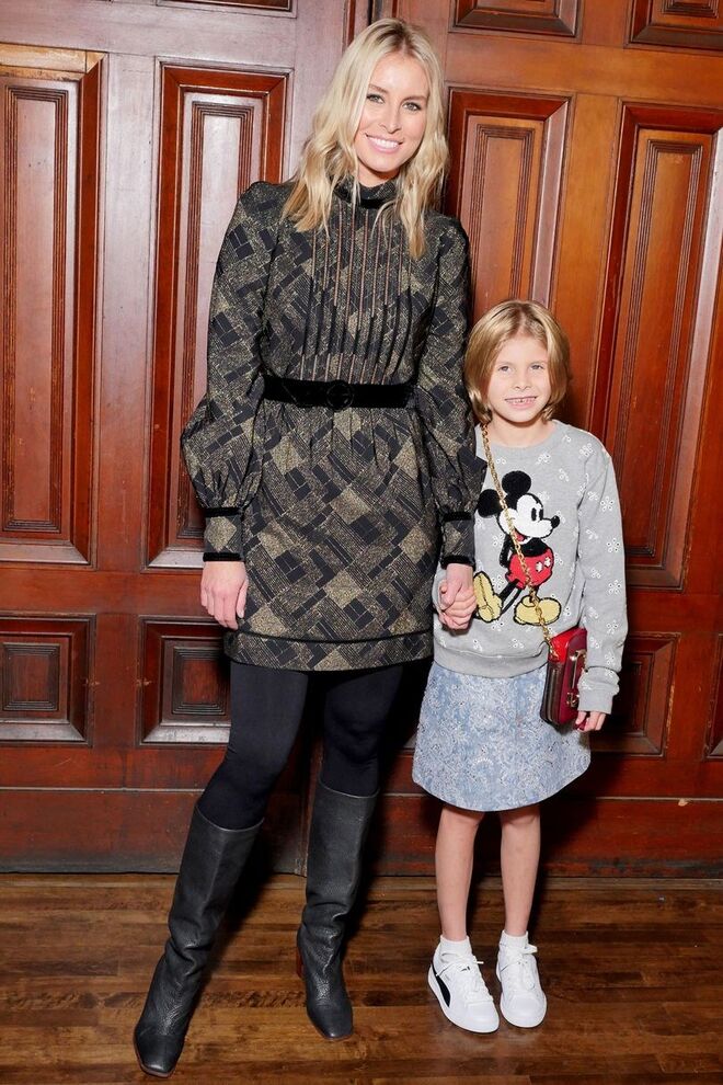 Taylor e a filha Ciel Taylor Lamar