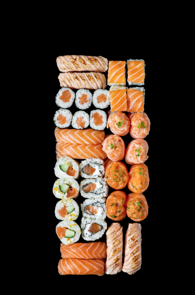 Menu Salmão 34 peças