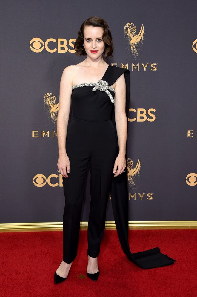 Claire Foy, em Oscar de la Renta