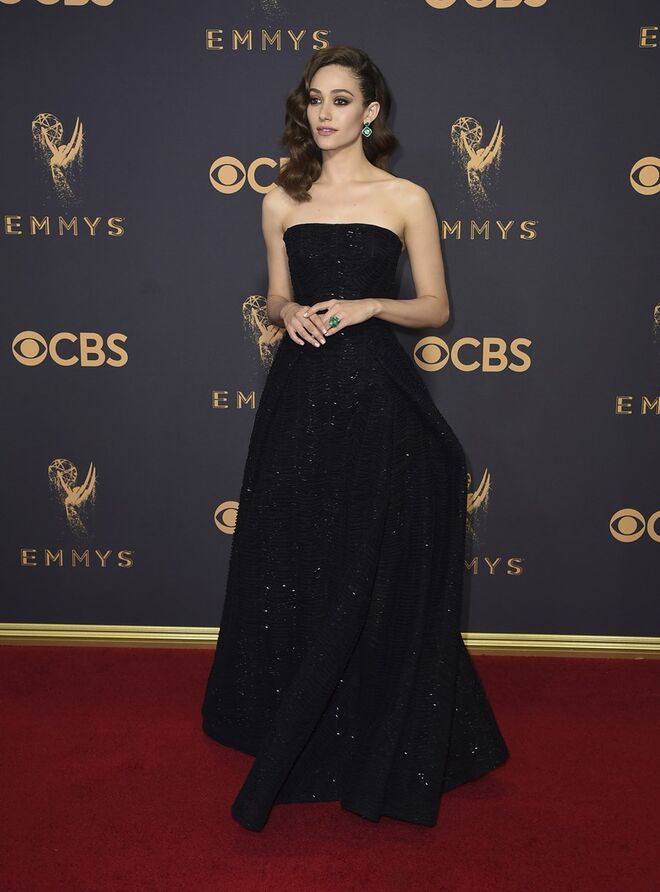 Emmy Rossum, em Zac Posen