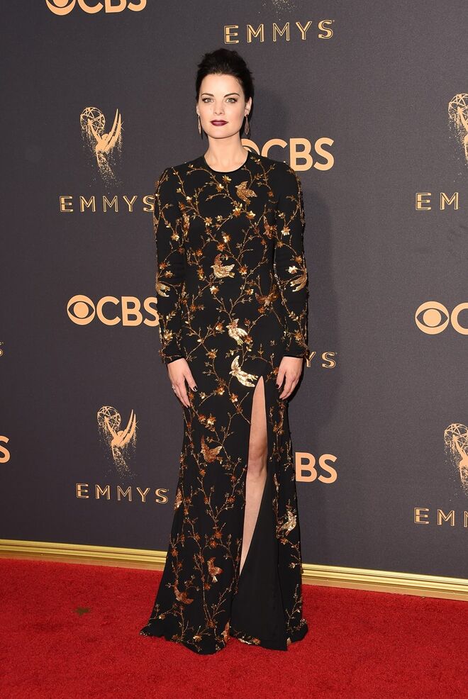 Jamie Alexander, em  Naeem Khan Pre-Fall 2017