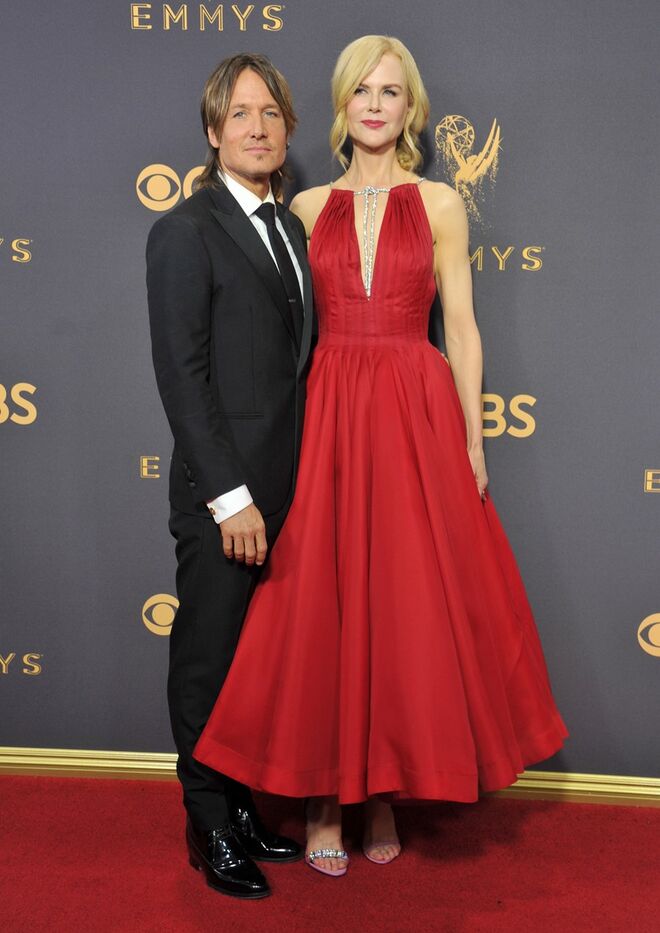 Nicole Kidman, em Calvin Klein by Appointment, e Keith Urban