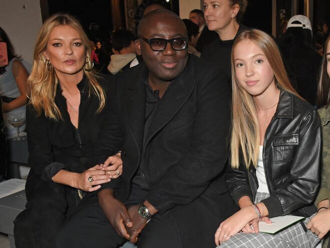 Kate Moss, Edward Enninful e Lila Grace Moss