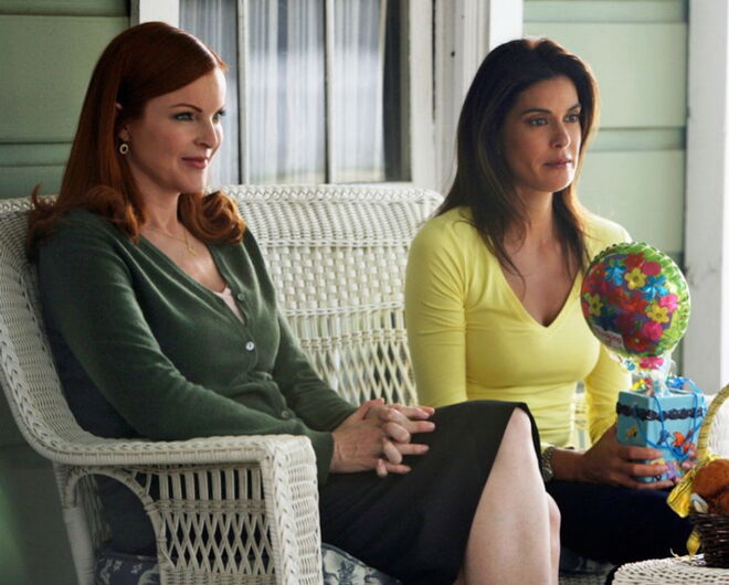 Teri Hatcher e Marcia Cross | Consta que Hatcher não se dava muito bem com as outras protagonistas de Donas de Casa Desesperadas. Especialmente com Marcia Cross…