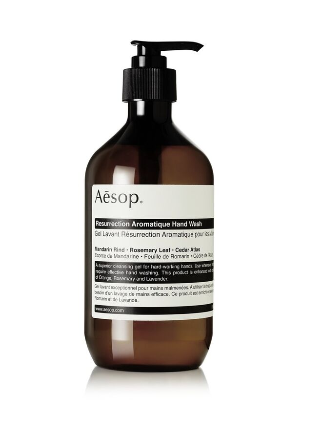 Gel lavante para as mãos Resurrection Aromatique, €31, Aesop