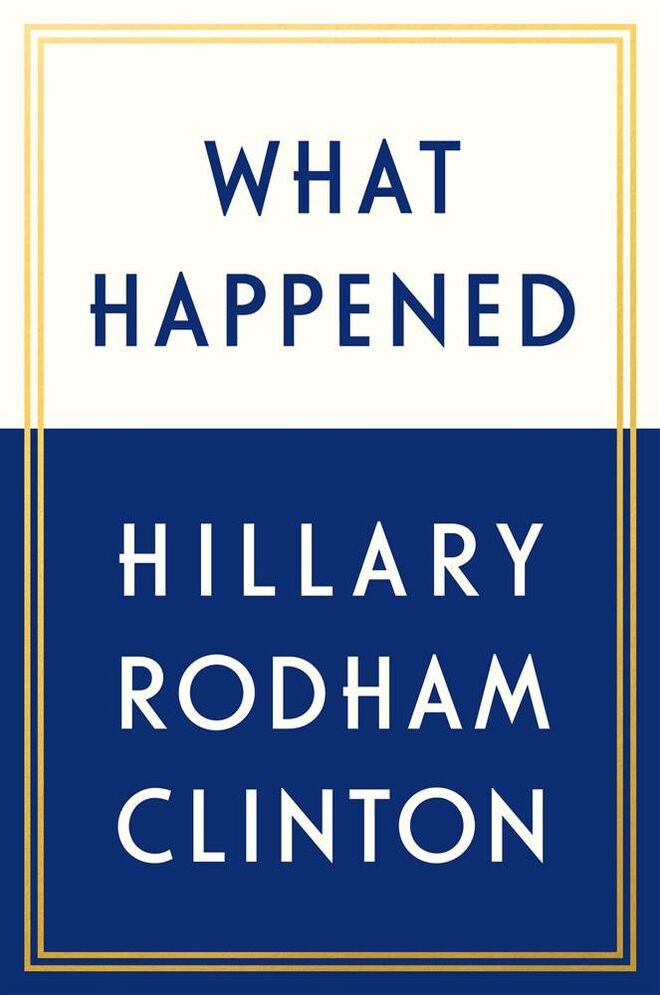 What Happened, de Hillary Rodham Clinton (preço sob consulta),  disponível na Amazon.
