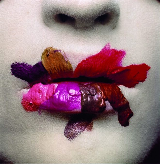 Irving Penn (American, 1917 – 2009) Mouth (for L’Oréal), New York, 1986